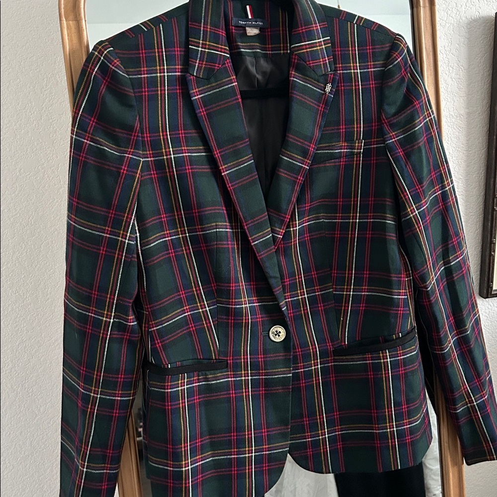 Tommy Hilfiger Classic Tartan Plaid woman Suit